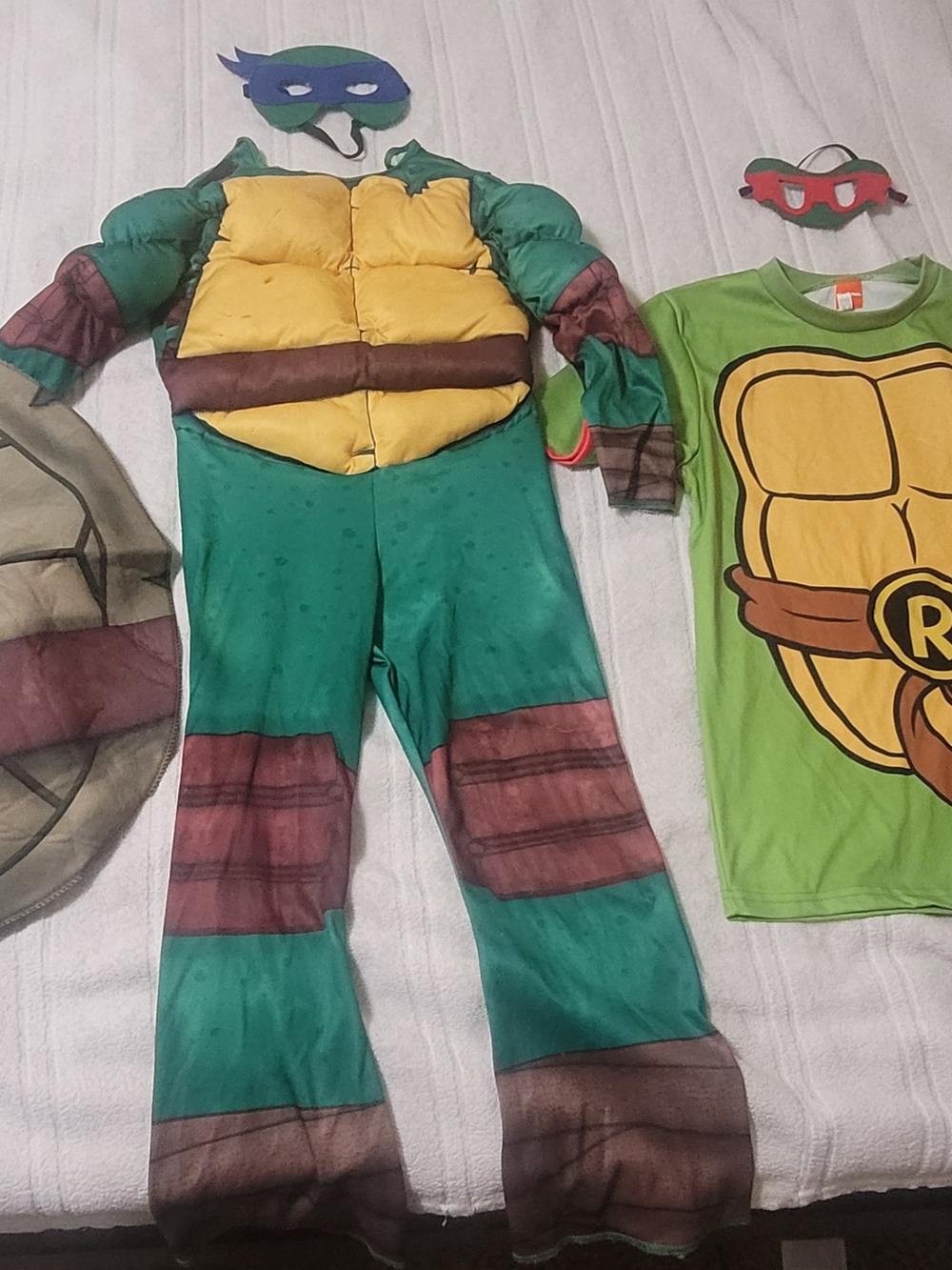 Green Yellow Teenage Mutant Ninja Turtle Costume for Kids